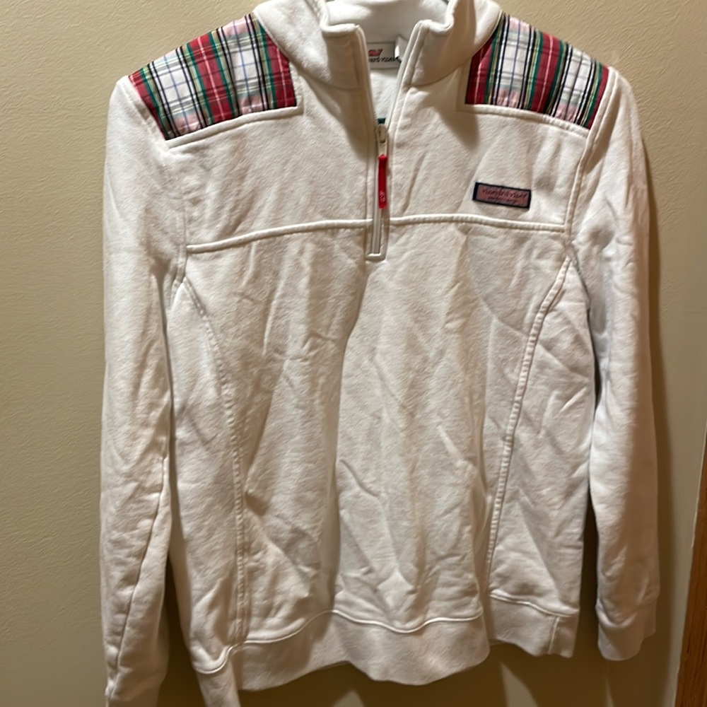 Vineyard Vines Tartan Shep Quarter Zip - Picture 2 of 5